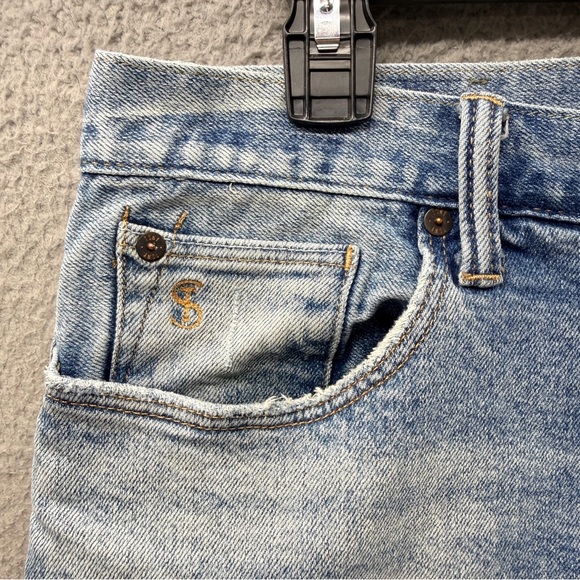 Todd Snyder Straight Fit Selvedge Light Washed Denim Jeans Size Men's 31 x 32 - Picture 11 of 15